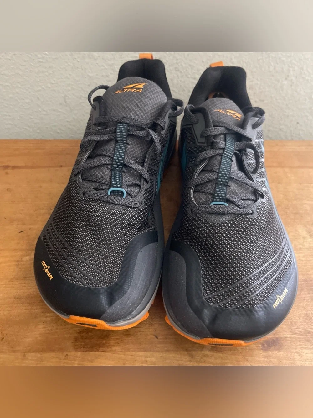 Altra Timp Men's Running Zero Drop Gray Orange Athletic Trail Sneakers Sz 12.5